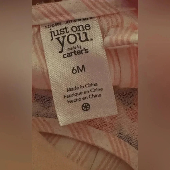 Just One You by Carter's Baby Girl's embroidered with Pink With Elephant… - Picture 4 of 5